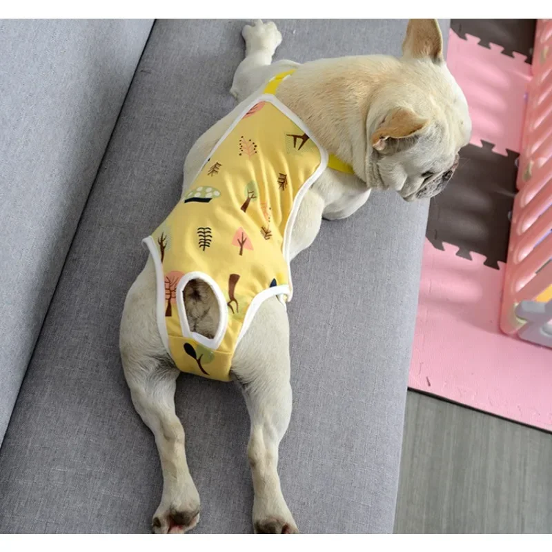 Female Dog Shorts Diapers Suspenders Physiological Pants Washable Underwear Diapers Sanitary Panties French Bulldog Small Dogs