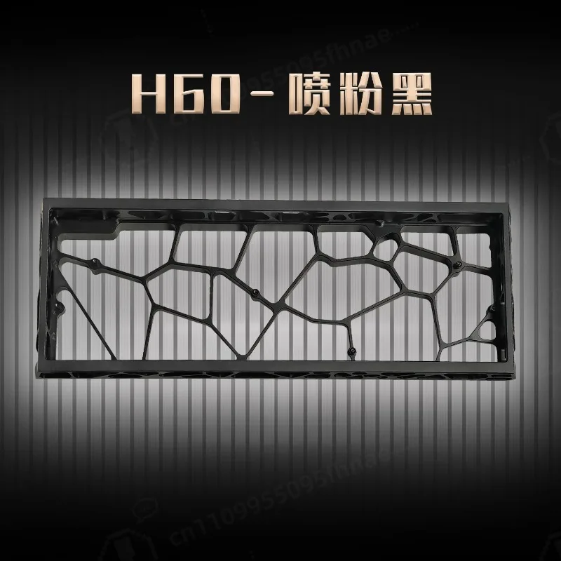 DIY Modified GH60 Hollow Aluminum Alloy Case Custom Replacement Housing Fit Magnetic Switch Mechanical Keyboard