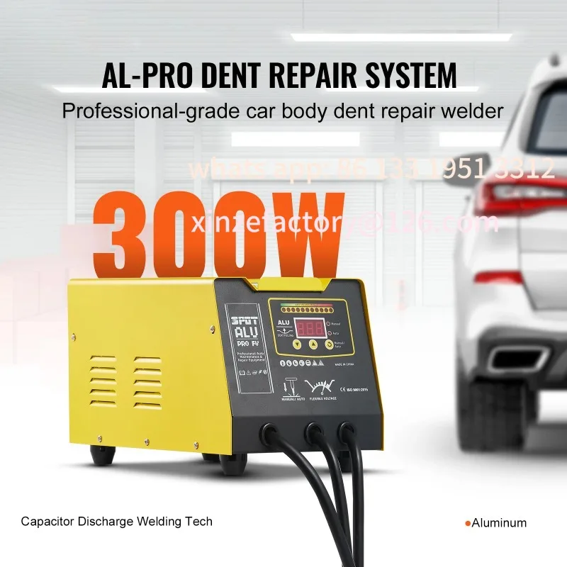 

Customizable Kit with Heat Gun Auto/Manual Welding Mode Spot Welding Machine f SucceBuy Spot Welder Dent Puller 300W Dent Repair