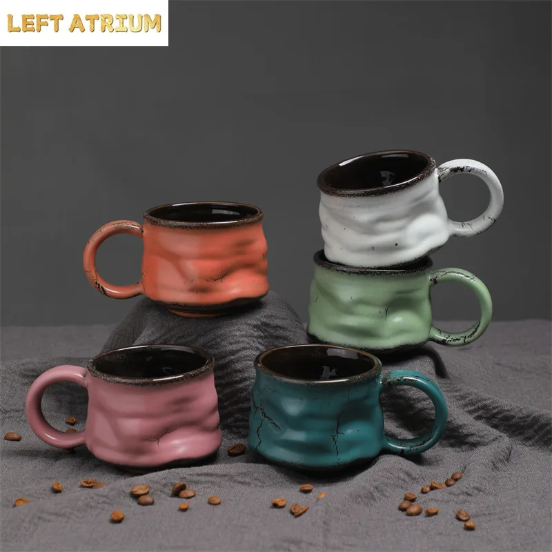 Alien Ceramic Mug Vintage Coffee Cup Afternoon Tea Cups Milk Mugs Water Cup Oatmeal Breakfast Cups Juice Mug Coffee Mugs