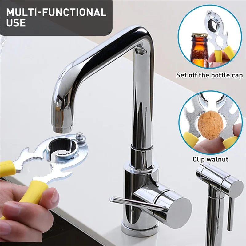 

MCGS-ключ для снятия аэратора смесителя (3 шт.) с перчатками, комплект барботерных ключей для смесителя для кухонной раковины, аэратор для смесителя для ванной комнаты