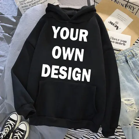 Sweat-shirt personnalisé avec logo streetwear, design sur mesure