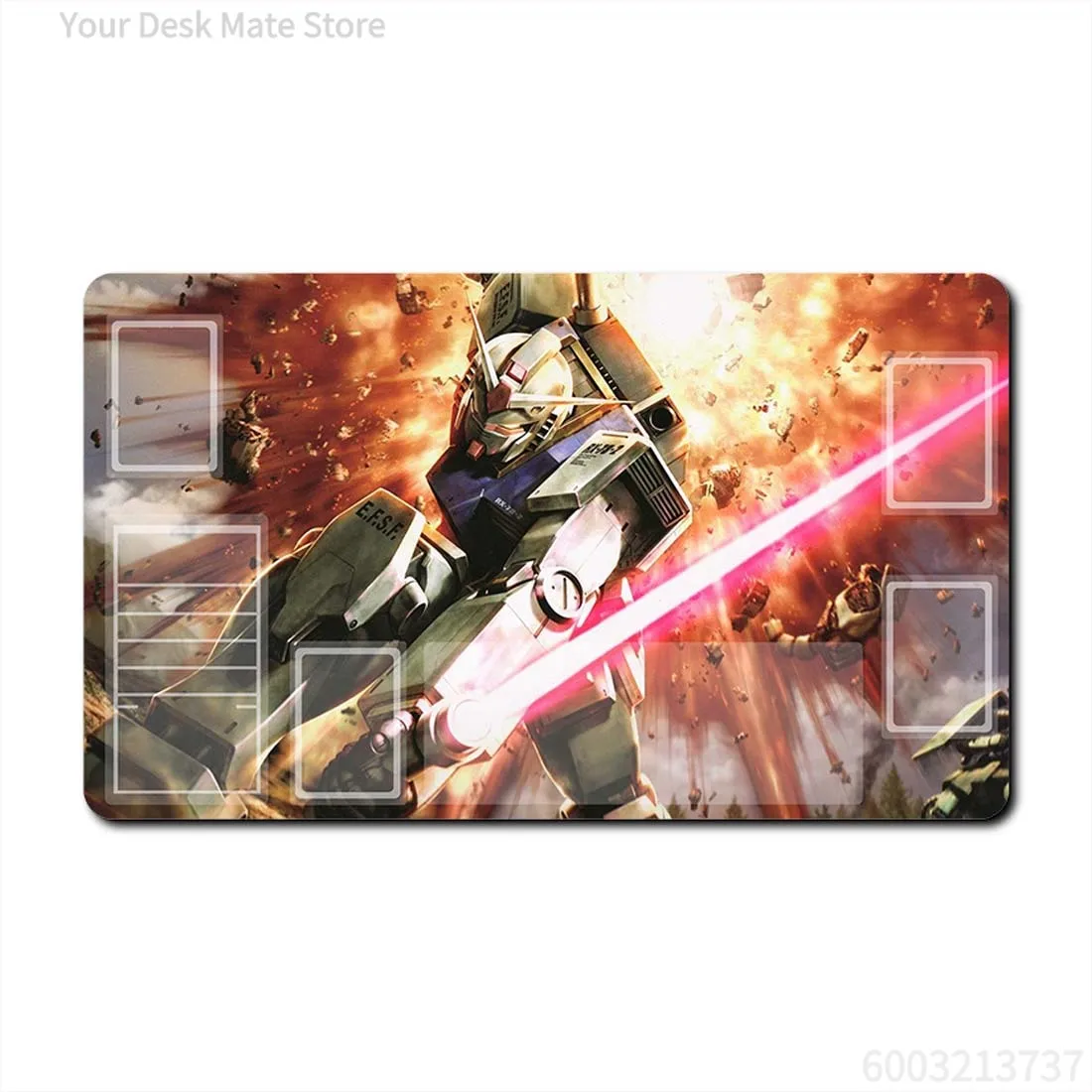 Gundam Mecha Battle TCG Playmat Waterproof Anti-slip Trading Card Game Mat