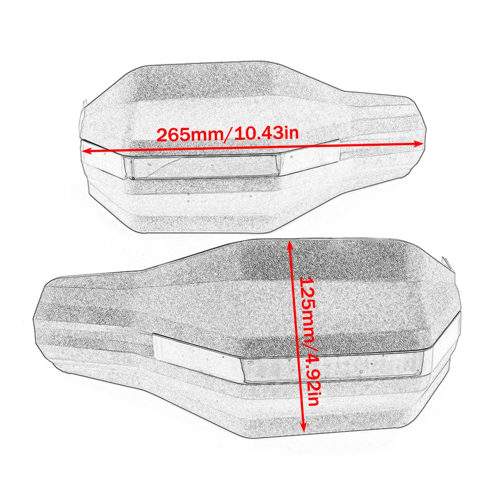 Motorcycle Hand Guards Handle Protector For Honda NX400 NX500 CB500X CB400X 2020-2023 Handguard Handlebar Protection LED