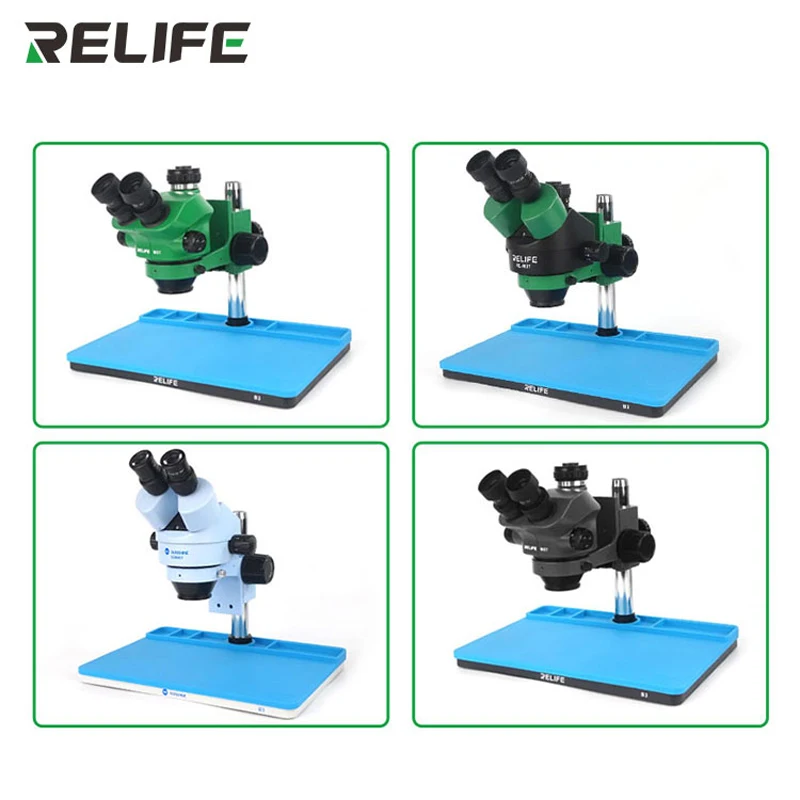 Imagem -04 - Relife Rl004i Isolamento Almofada de Reparação de Alta Temperatura para Microscópio b3 Tabela de Solda de Silicone Estação de Solda Bga