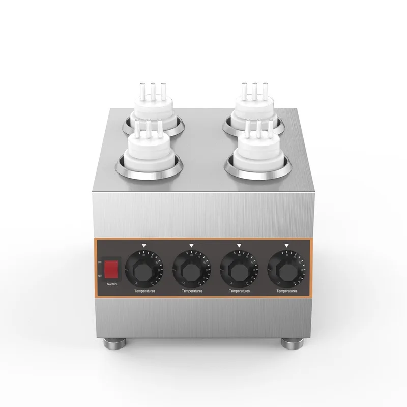 صلصة دفئا التجارية آلة تدفئة الشوكولاته الفولاذ المقاوم للصدأ الكهربائية مربى الصويا سخان ماكينة حشو 1/2/3 زجاجات 110V220V #4