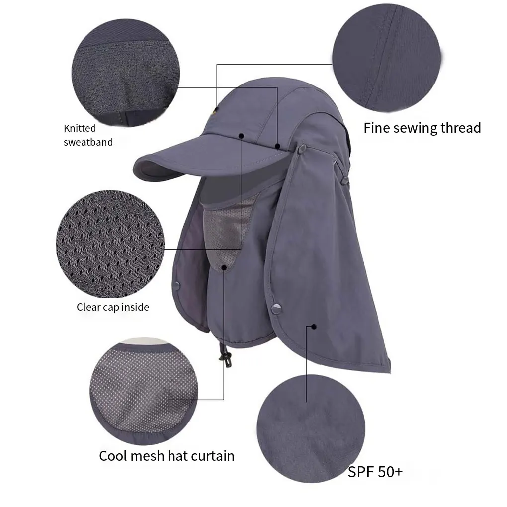 2024 New Foldable Sun Cap With Quick Dry Technology For Summer Adventures Available In Different Colors Caps