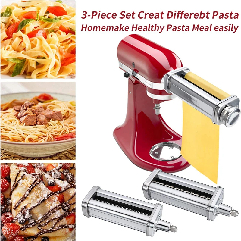 Paste Maker Roller For KitchenAid Mixer Noodle Kitchen Aid Press Fettuccine Spaghetti KA Meat Sausage Machine Accessories Tools