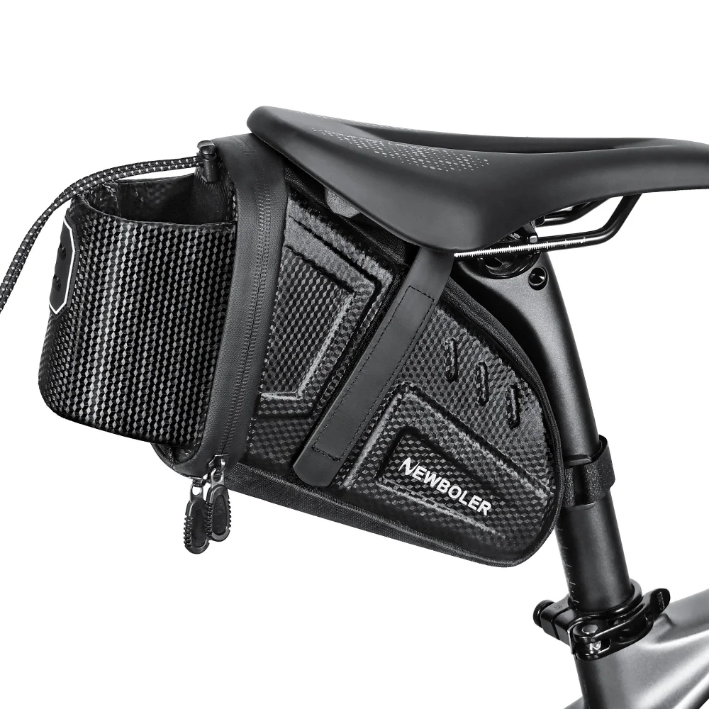 AliExpress NEWBOLER Waterproof Bicycle Saddle Bag MTB Road Bike Seat Bag With Kettle Rack Bicycle Tool Holder Bag  Bicycle Accessories