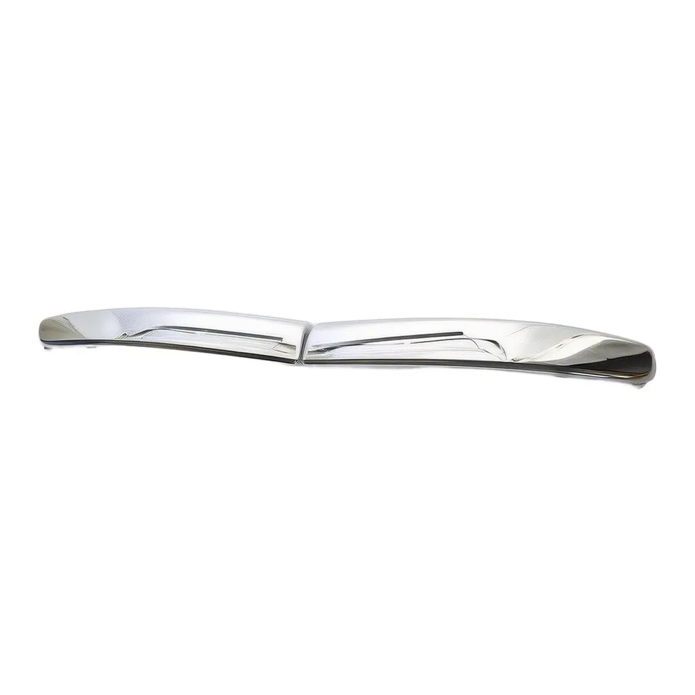 ABS Chrome Front Bumper Moulding Trim Set for Fiat 500 2007 through 2015 Lower Left and Right Side Replacement