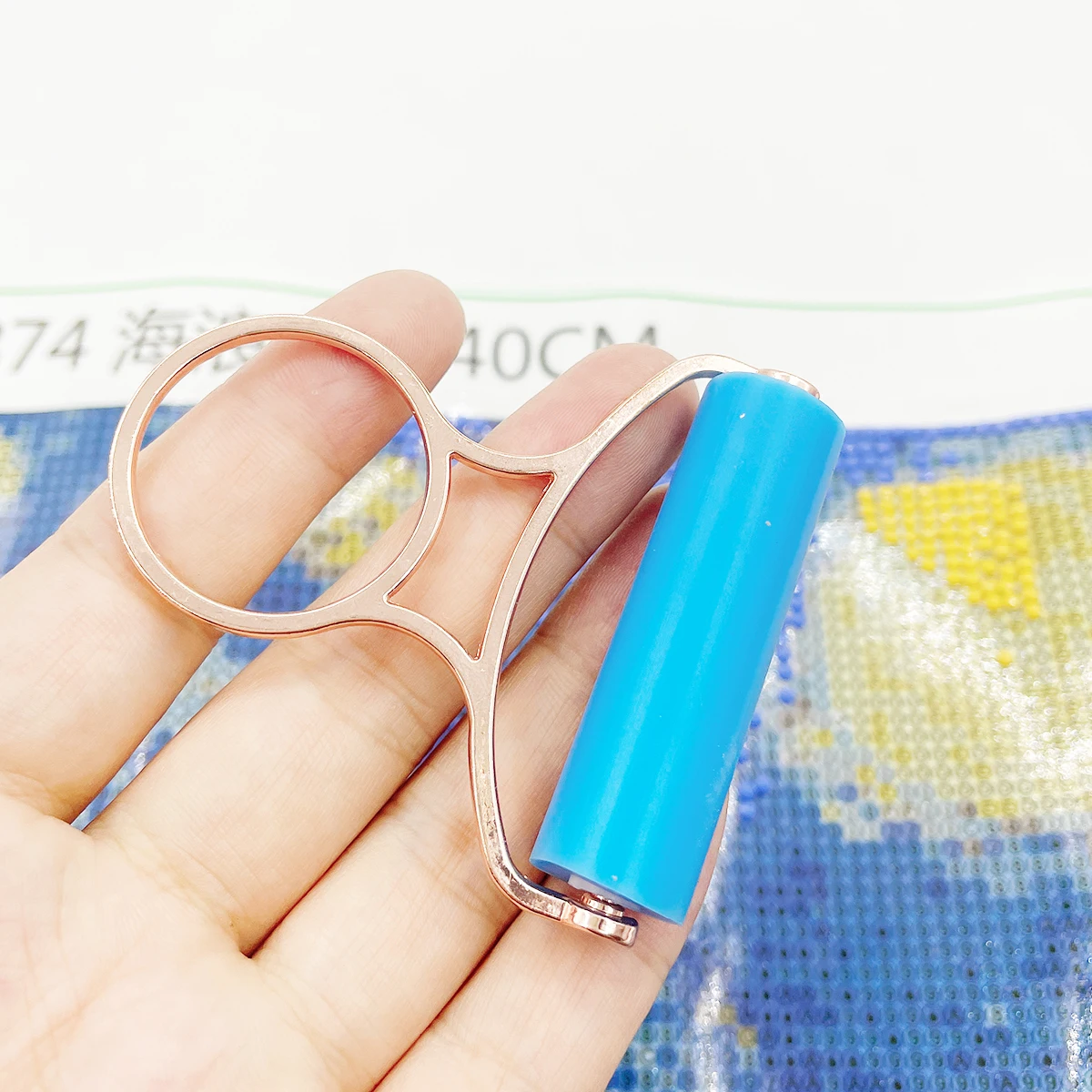 1pc Diamond Painting Tool Stainless Steel Metal Roller Pen Roller Diamond Painting 5D Diamond Moasic Art Stainless Steel Tip