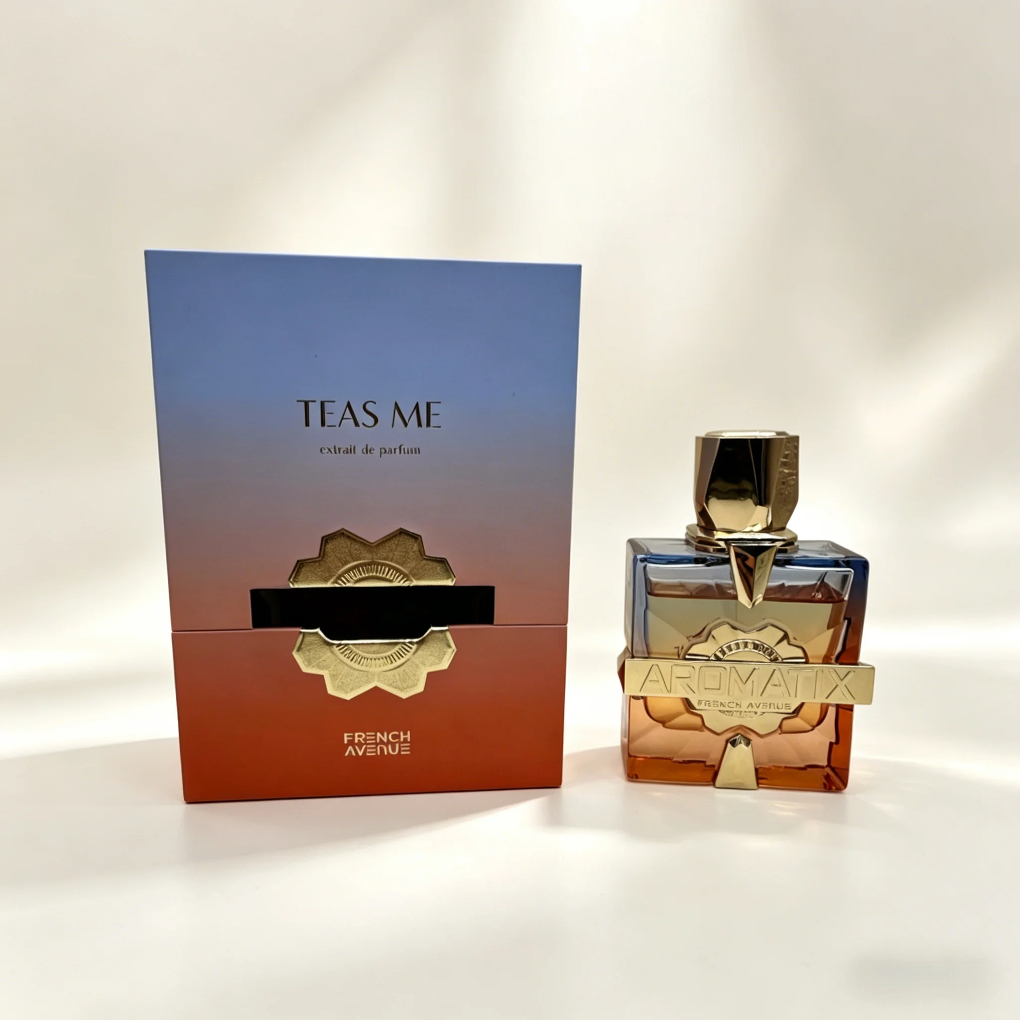 

French Ave.nue Teas Me EDP, Oriental Woody Fragrance, 3.4 Fl Oz, Long Lasting Unisex Perfume, Perfect Gift