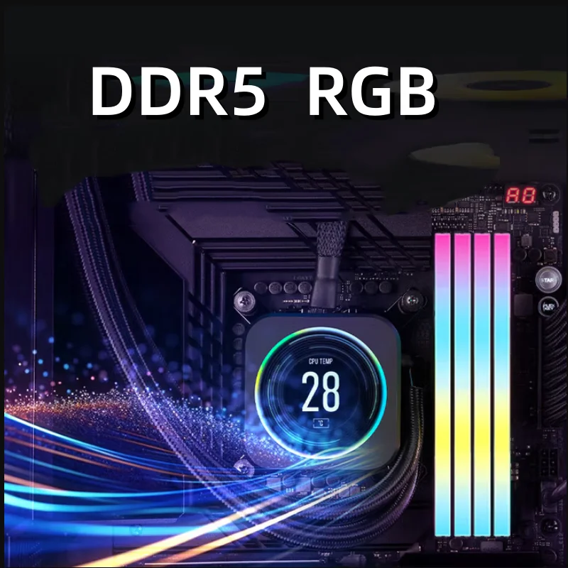 وحدة ذاكرة سطح المكتب Corsair DDR5 RGB RAM Vengeance RGB SL 32GB (16GBx2) 6400MHz 288 Pin Hynix A DIE ذاكرة سوداء
