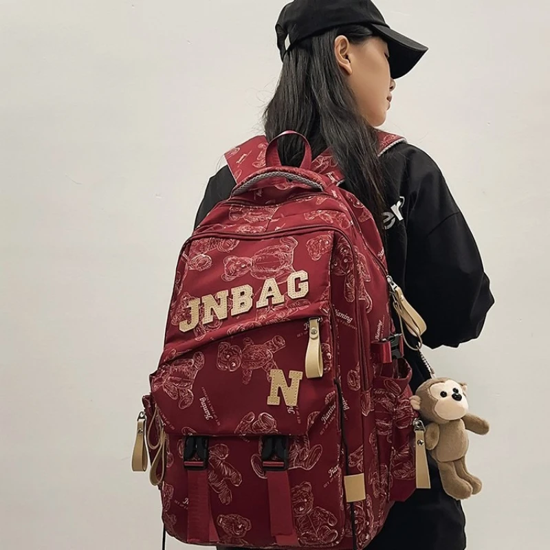 

Large Capaci Children's School Bag Multi-component Outdoor Sports Backpack School Backpack for College Students Backpack Women