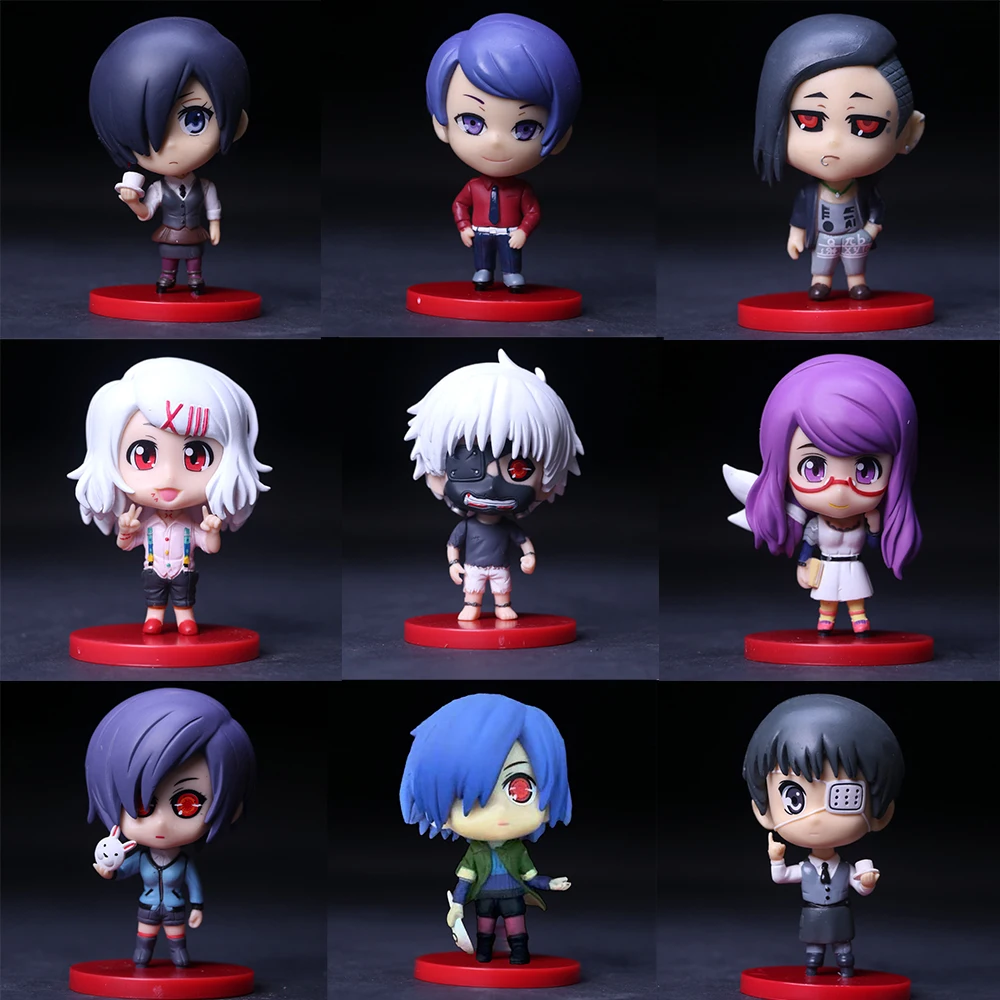 โมเดลอนิเมะกูล คานากิ เคน ขนาด 8 ซม. ตุ๊กตาทูกะ คิริชิมะ ของเล่นสะสม ชู ซึคิยามะ แอคชั่นฟิกเกอร์ ชุดของขวัญ โมเดลตุ๊กตา