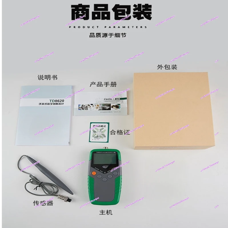 Permanent Magnet Gaussian Meter, Handheld Digital Meter, Magnetic Flux Meter, Surface Magnetic Field Testing