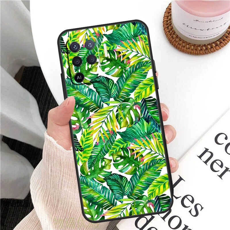 트로피컬 알로하 히비스커스 패턴 케이스 (오포 A98 A58 A78 A18 A38 A60 A80 A40 A77 A57 A17 A74 A54 A94 A96 A76 A16 A15 A5 Pro 용)