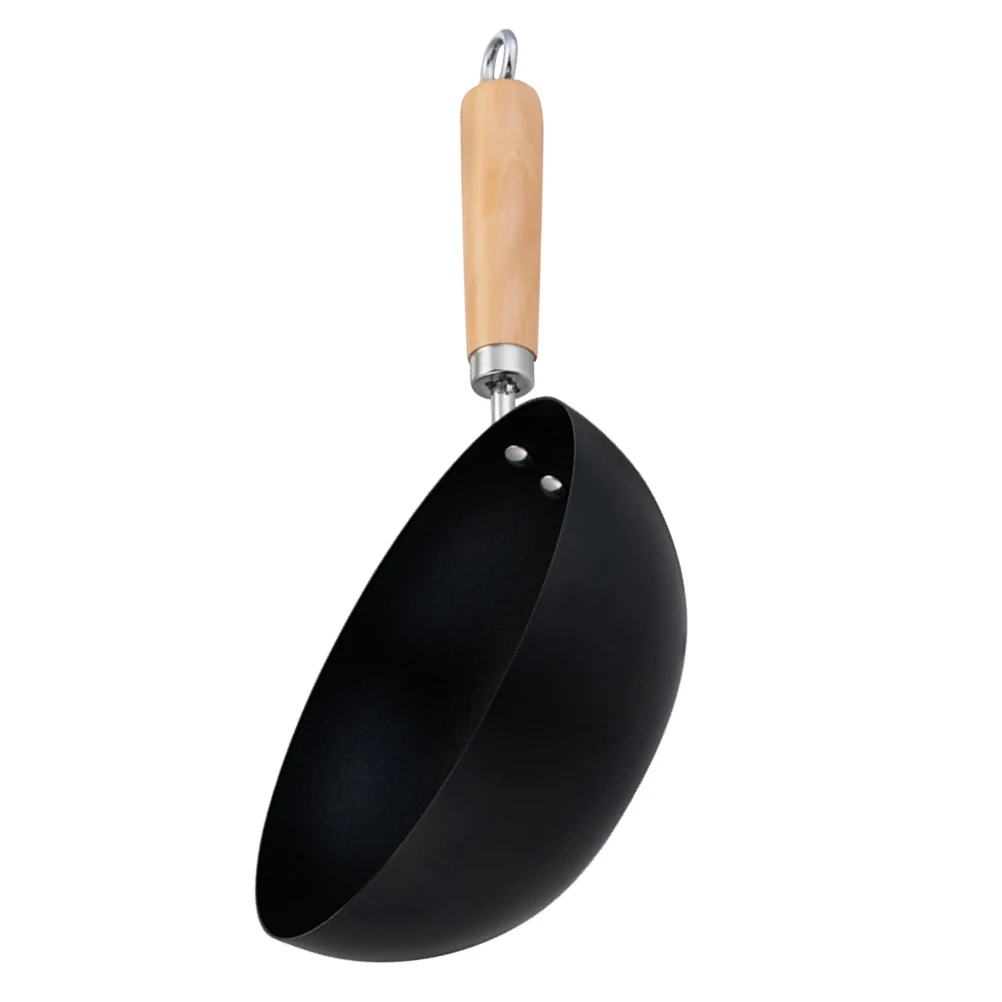 

Non Stick Small Wok Stainless Steel Compact Size Kitchen Cookware Mini Frying Wok Pan For Gas Stove Pan Gas Stove Compatible