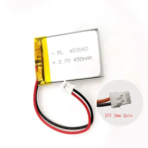 1pcs 3.7 V 450 mAh 403040 Lithium Polymer Ion Battery GPS Laptop Camera Power Bank Electric Toys Mobile Power MP3 MP4