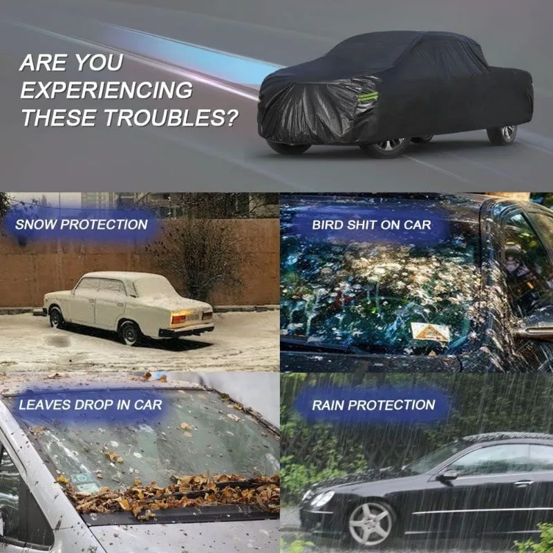 7 طبقات غطاء شاحنة مقاوم للماء مخصص صالح F150 SuperCrew Cab 5.5ft السرير من 2004 إلى 2024