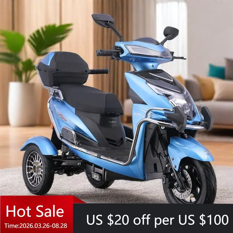 Tc Long Distance Short Distance Personalized Travel 60/72V 800/1000W Electric Tricycle Motorcycle Young Women
