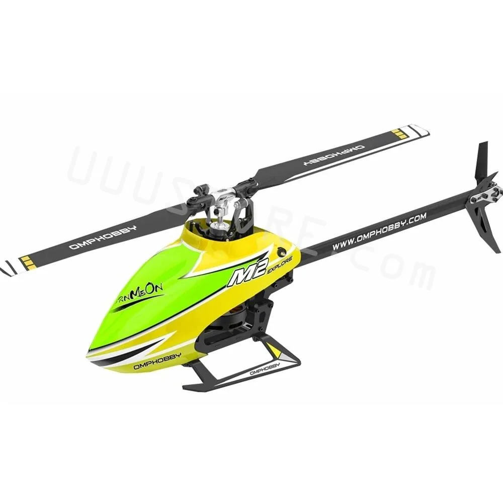 OMPHOBBY M2 EXPLORE 6CH 3D Flybarless Dual Brushless Motor Direct-Drive RC Helicopter With Flight Controller RC Model Toys