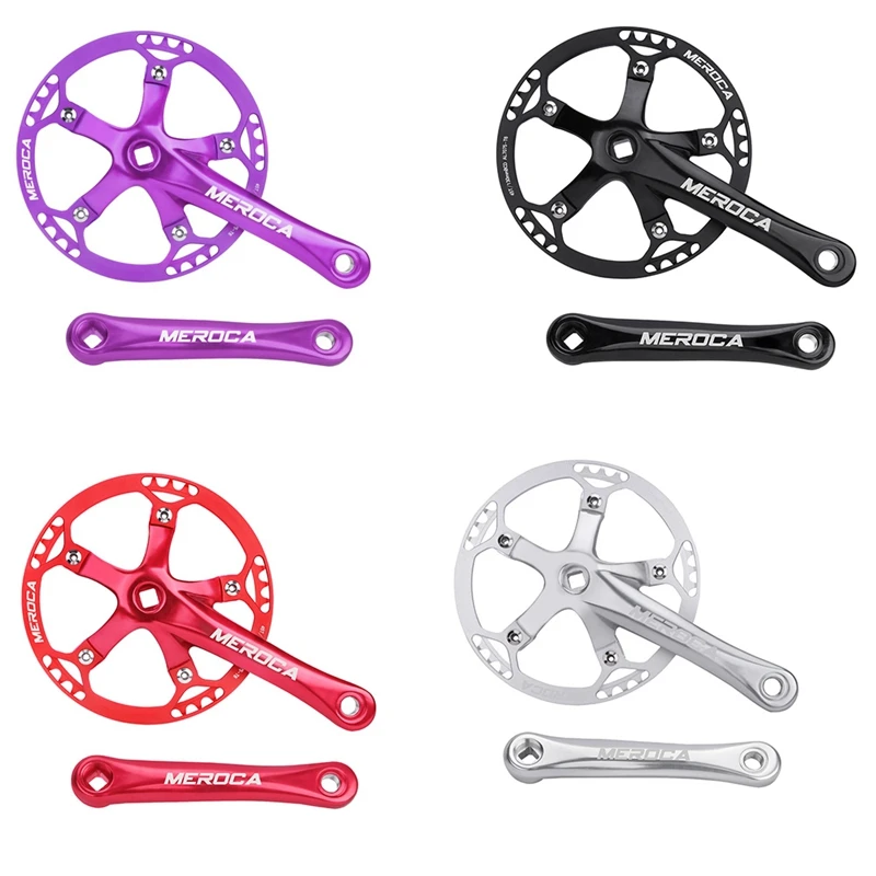 

Велосипедный шатун MEROCA с квадратным отверстием, скоростной складной велосипедный шатун 45 т, квадратное отверстие 170 мм, 130 шатунов BCD