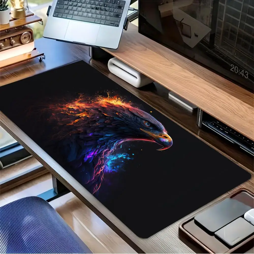 Eagle High quality Mouse Pad Large Rubber Antislip PC Desk Accessories Mousepad for Office and Gamer Keyboard Decor Mat Computer