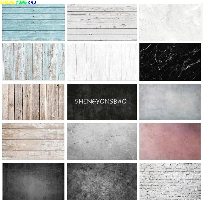 

Marble Photography Backdrops 57*87CM 2 Sided Wood Grain Photo Background Wallpaper Studio Waterproof Products Photographic Props