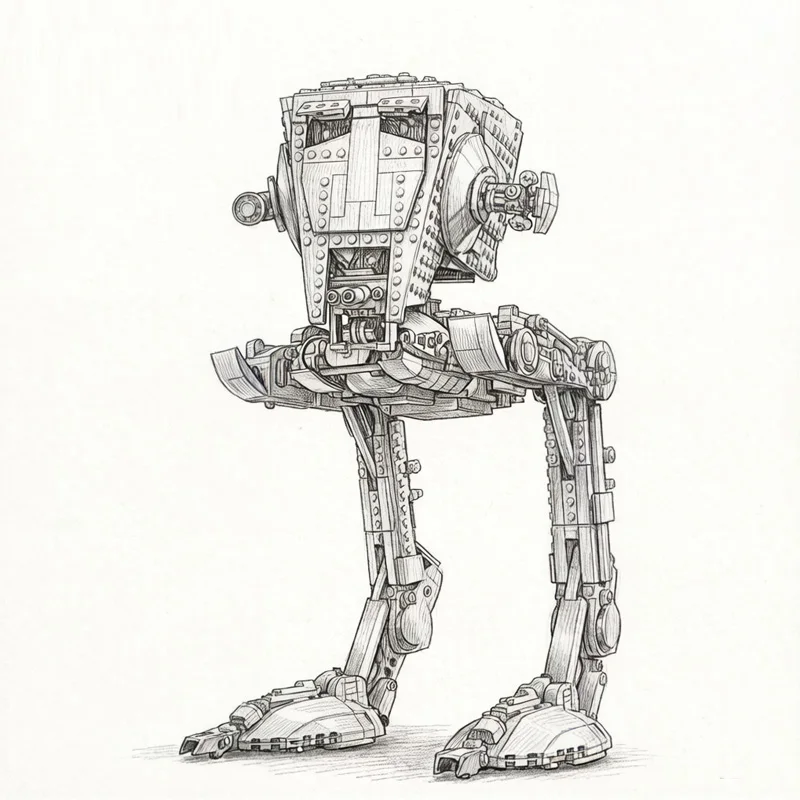 Cockpit-Headed Walking Robot Building Blocks, 1513pcs Battle Mech Construction Set, Home Decor Display Model for Friends