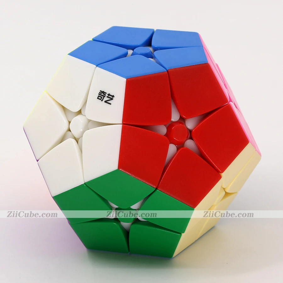 QiYi Megamin 2x2 Puzzles Dodecahedron Stickers Stickerless 12 Surfaces Magic Cube Professional Educational Logic Twist Cubes Toy