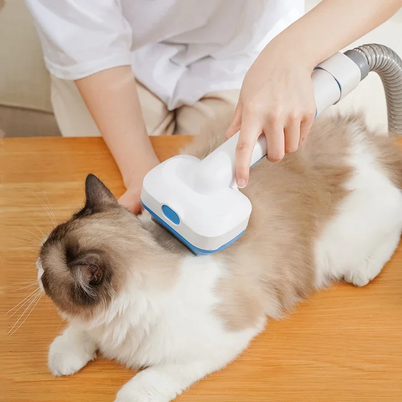 6 in 1 Pet Grooming Vacuum Cleaner Pet Multi-function Electric Hair Trimmer With Vacuum Suction Dog Cat Trimmer Brush