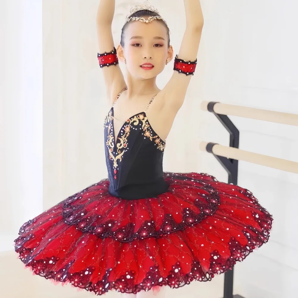 ملابس رقص الفتيات فساتين الاطفال راقصة الباليه توتو الأميرة الزي ملابس الأطفال فستان فتاة الصيف رداء رقص الباليه الطفل