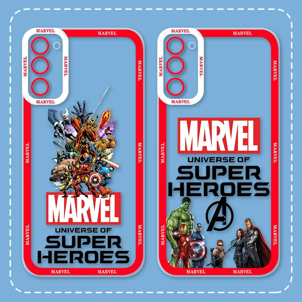 

Marvel The Avengers Case For Samsung Galaxy A73 A72 A71 A53 A52 A51 A50 A42 A33 A32 A31 A30 A23 A22 A21S A20S A13 A12 Cover Capa