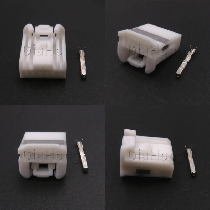 1 Set 6 Ways AC Assembly Parts Car Unsealed Connector For Nissan Miniature Automobile Electrical Wire Cable Socket With Terminal