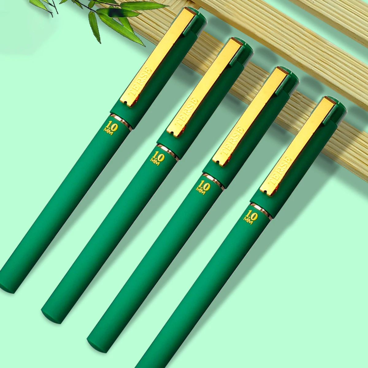 High Quality Matte Strands Classic Green Gel Pen 1.0/0.7mm Nib Office & Stationery School Supplies