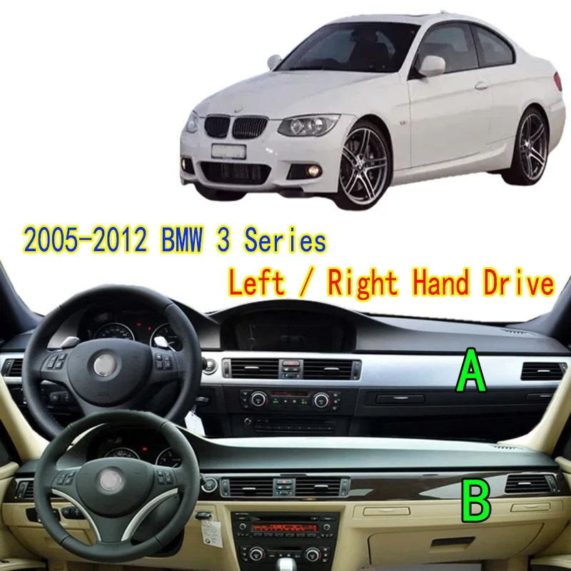 

For BMW 3 Series M3 E90 E93 E92 E91 318i Car Dashboard Mat Accsesories Anti-reflective Anti-slip Anti-dirty Pad Instrument Panel