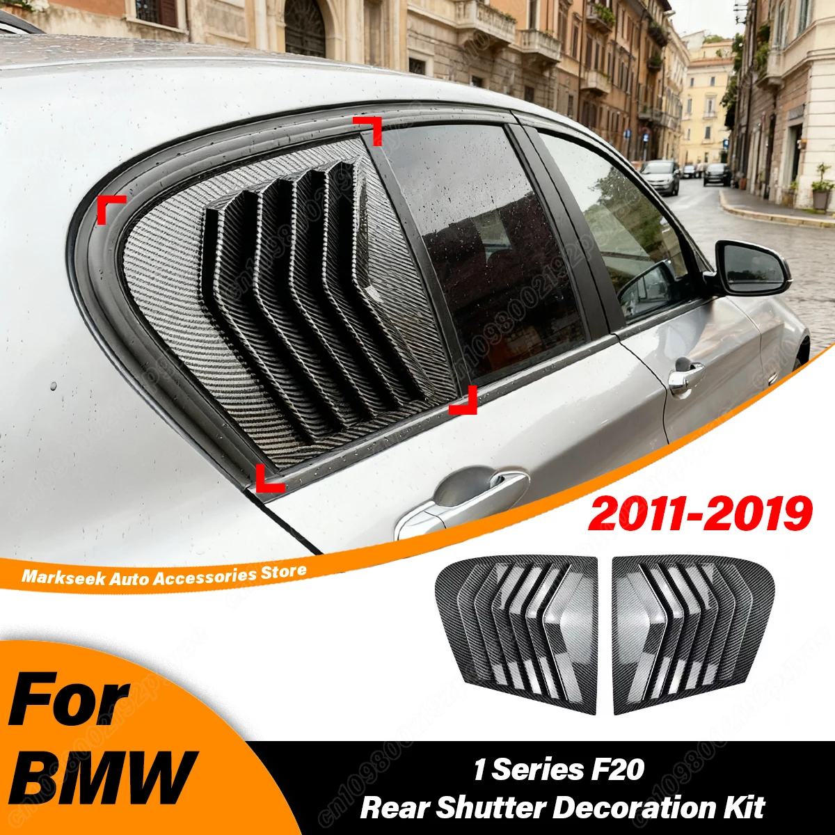 

Для BMW 1 серии F20 118i 120i 2011 2012 2013 2014 2015 2016 2017 2018 2019 автомобильная задняя крышка жалюзи, декоративные аксессуары