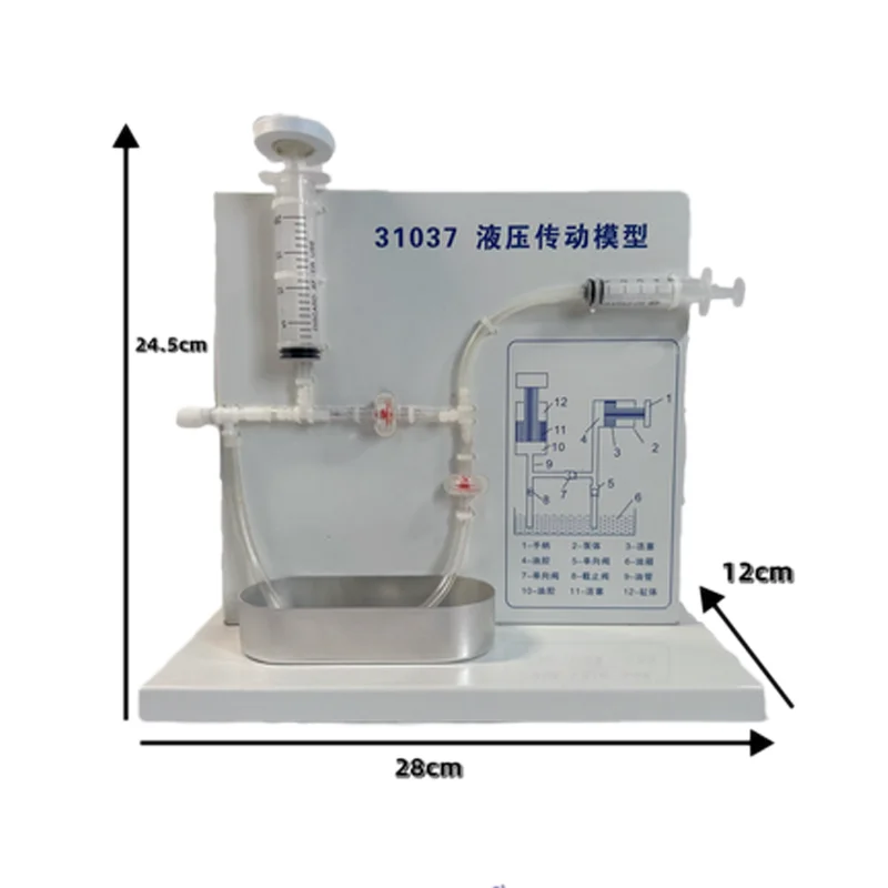 Hydraulic Transmission Principle Demonstration Model Physics Teaching Experiment Equipment