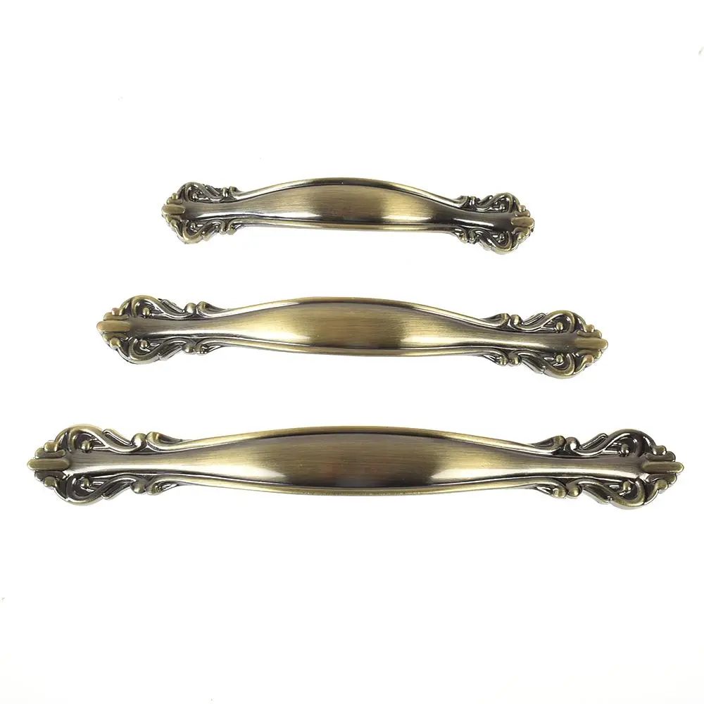 European Style Cabinet Handles  Furniture Hardware Kitchen Cupboard Door Pulls Drawer Knobs Zinc Alloy drawer knobs