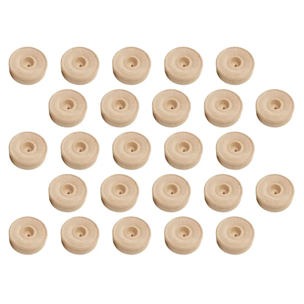 

32 шт. колеса из массива дерева для рукоделия, маленькие запасные части для DIY-моделей автомобилей, креативные детали для транспортных средств, деревянные колесные украшения, принадлежности