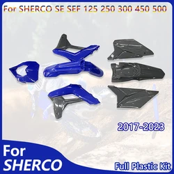 OTOM Motorcycle Full Plastic Kit For SHERCO SE SEF 2017-2023 Body Fairing Cover Fender Guard Mudguard Headlight Housing Panel