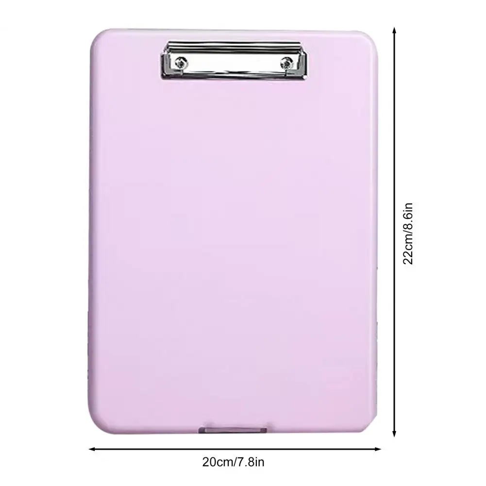 Carpeta de archivos plana con clip para documentos, papel de prueba 2 en 1, organizador de documentos A4 con pegatinas, carpeta de archivos impermeable para la escuela