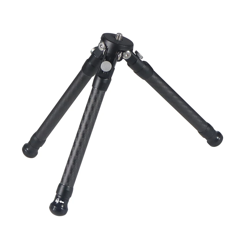 Carbon Fiber Mini Tripod Extendable Feet Lightweight for Gopro 11 Insta360 X3 Phone DSLR Camera Projector Stand Bracket Portable