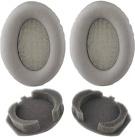 Memória espuma earmuffs, para sony wh-1000xm3, wh1000xm3, wh1000xm3, earmuffs, cor champanhe