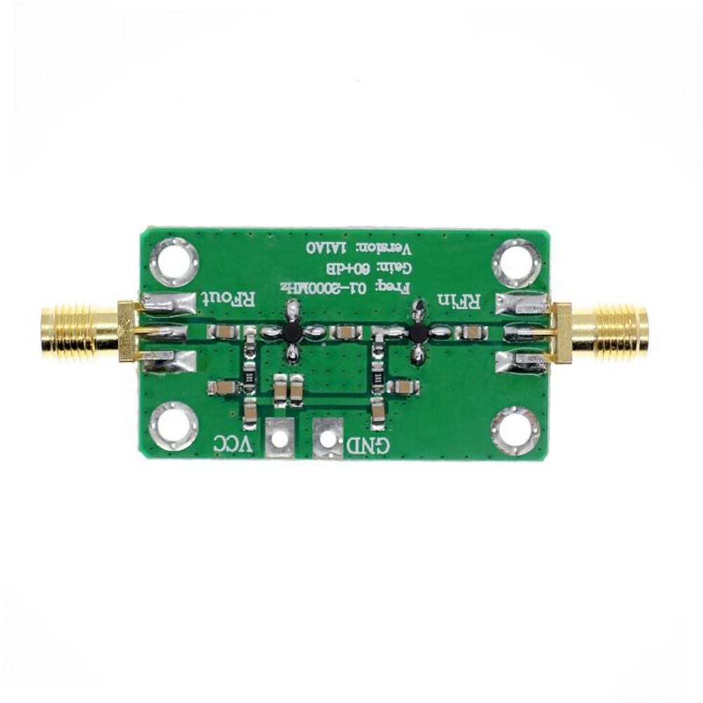 0.1-2000MHz RF Wideband Low-Noise Amplifier LNA 60DB RF Broadband Amplifier LNA