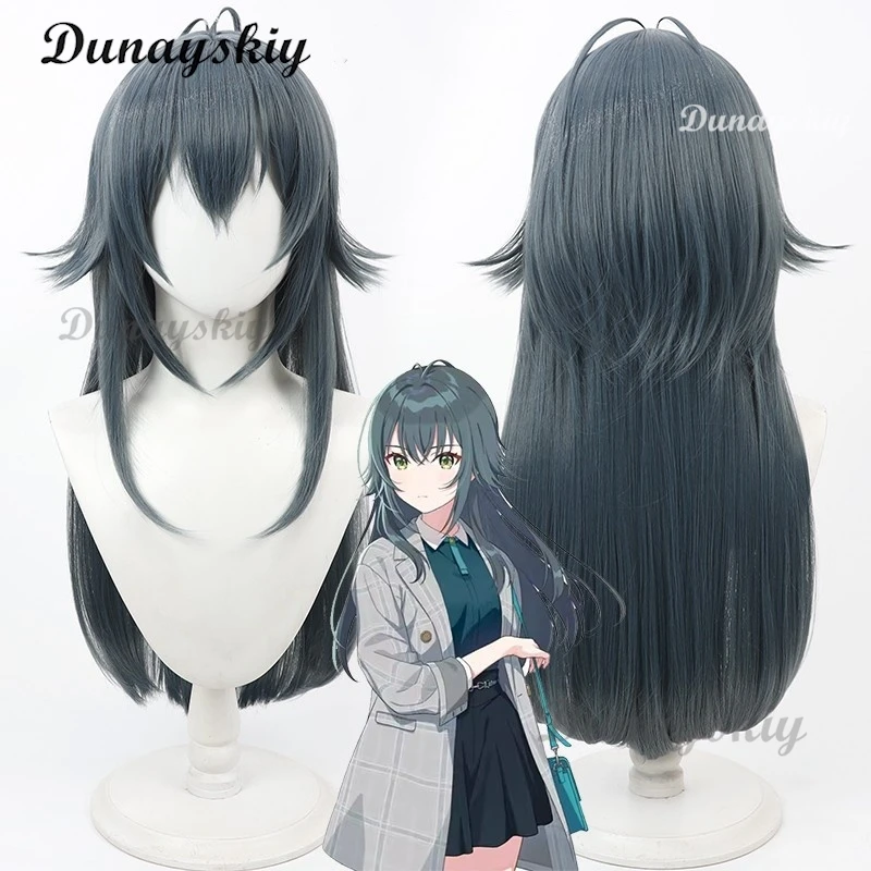 LoveLive! Gakuen IDOLM@STER Tsukimura Temari Cosplay Wig Halloween Carnival 90CM Long Wig