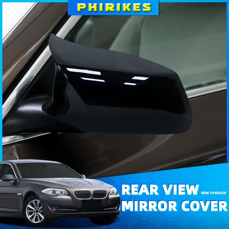 Fit For BMW 5 Series F10 F11 F18 Pre-LCI 2010 - 2013 M Performance Rearview Mirror Covers Wing Side Mirror Caps Car Accessories