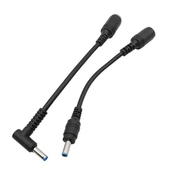 1Pcs 7.4*5.0mm to 4.5*3.0mm Tip DC Power Charge Converter Adapter Cable For HP Laptop