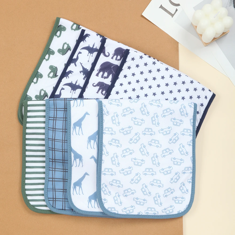 

8 шт. салфеток для отрыжки для младенцев, большие супервпитывающие салфетки для новорожденных, мягкие детские салфетки для отрыжки (с милым принтом)
